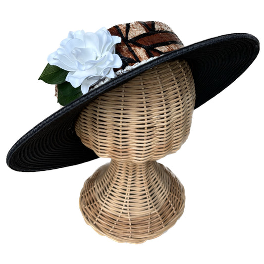 Gardenia Black Brim SunBun™